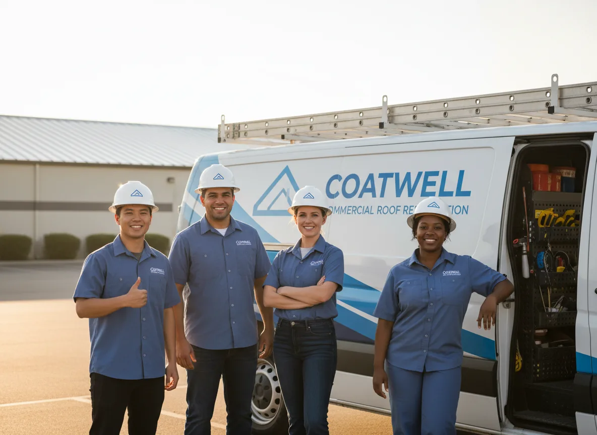 Commercial roof coating company in Pearl, IL